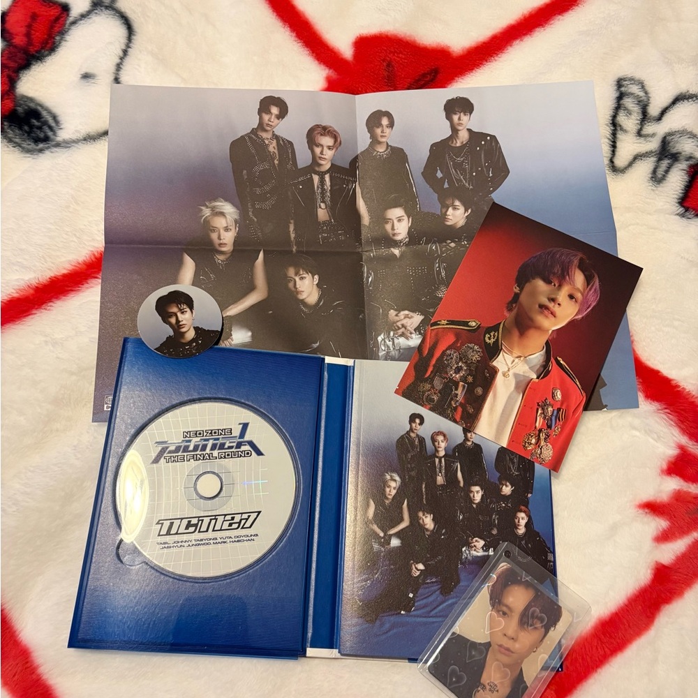 K-Pop NCT 127 Album with Photocard and Poster